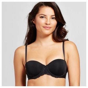 Maidenform Self Expressions Black Convertible Push Up Bra 36C
